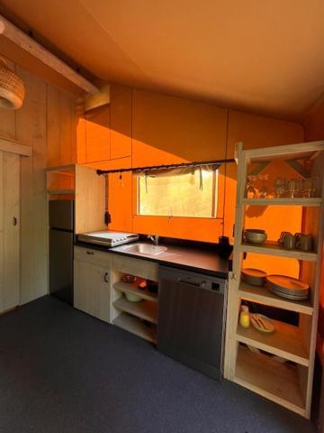 Luxe Safaritent Medley 5 Persoons Op Camping Rijsterbos Zewnętrze zdjęcie