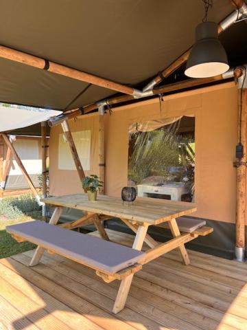 Luxe Safaritent Medley 5 Persoons Op Camping Rijsterbos Zewnętrze zdjęcie