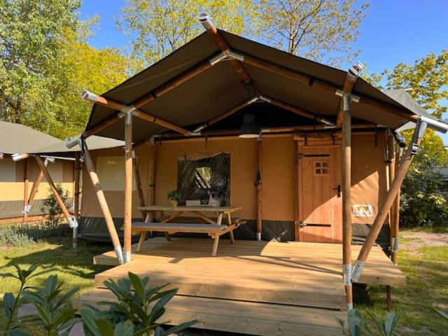 Luxe Safaritent Medley 5 Persoons Op Camping Rijsterbos Zewnętrze zdjęcie